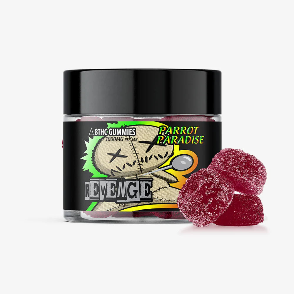 revenge-100-milligram-gummy-parrot-paradise-10-count 100mg Gummies - Parrot Paradise 10ct