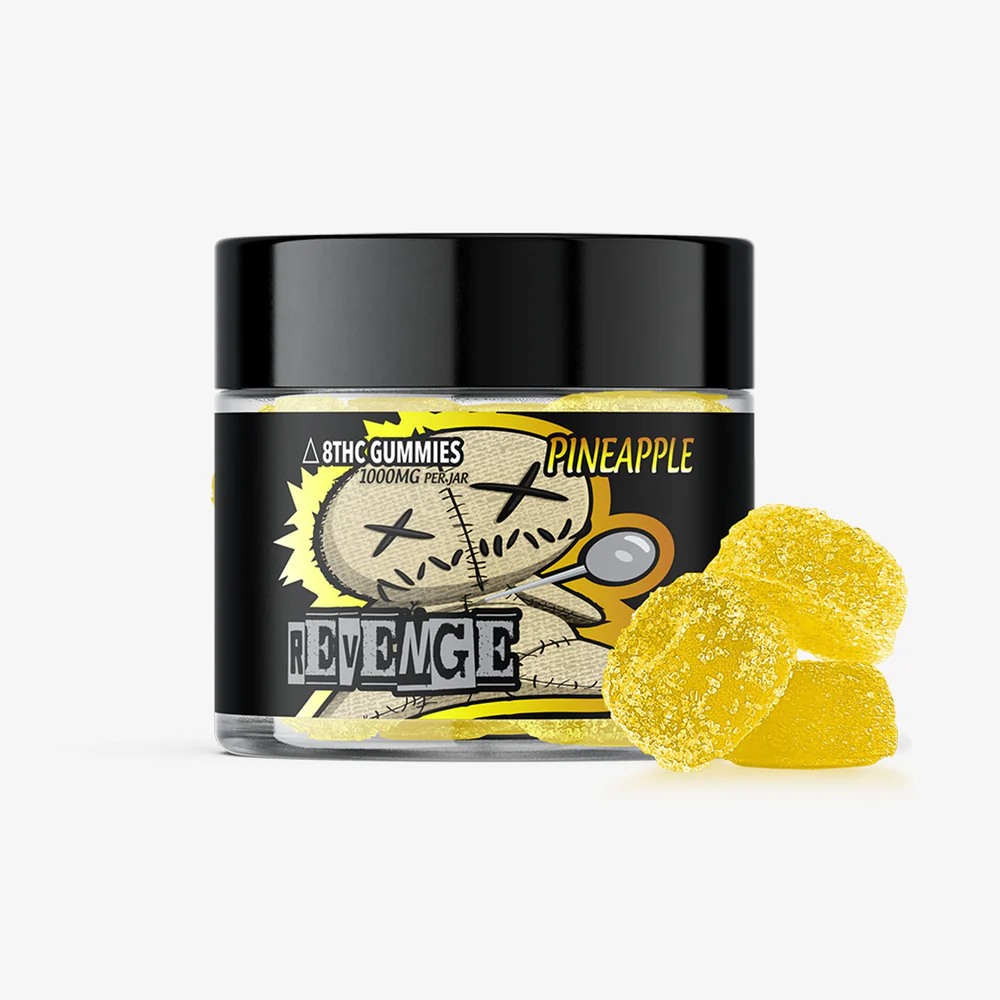 revenge-100-milligram-gummy-pineapple-10-count 100mg Gummies - Pineapple 10ct