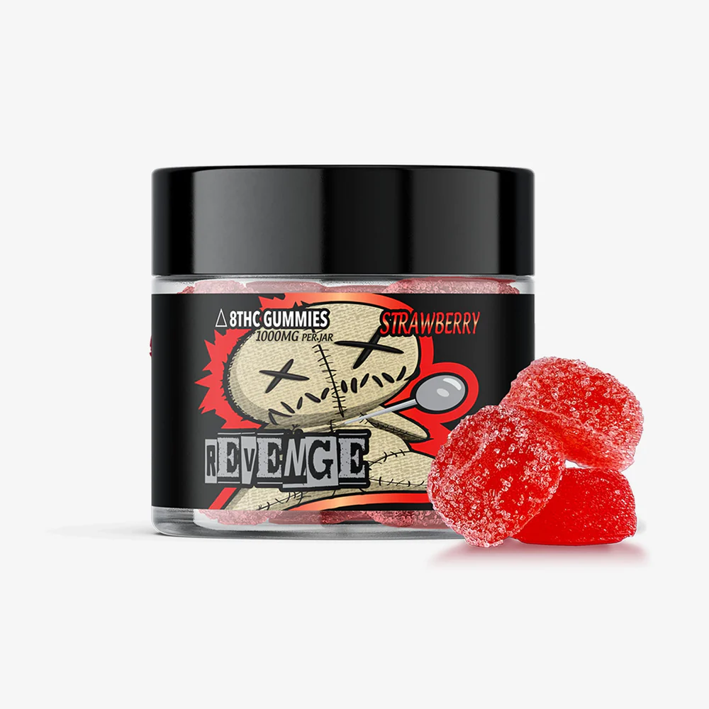 revenge-100-milligram-gummy-strawberry-10-count 100mg Gummies - Strawberry 10ct