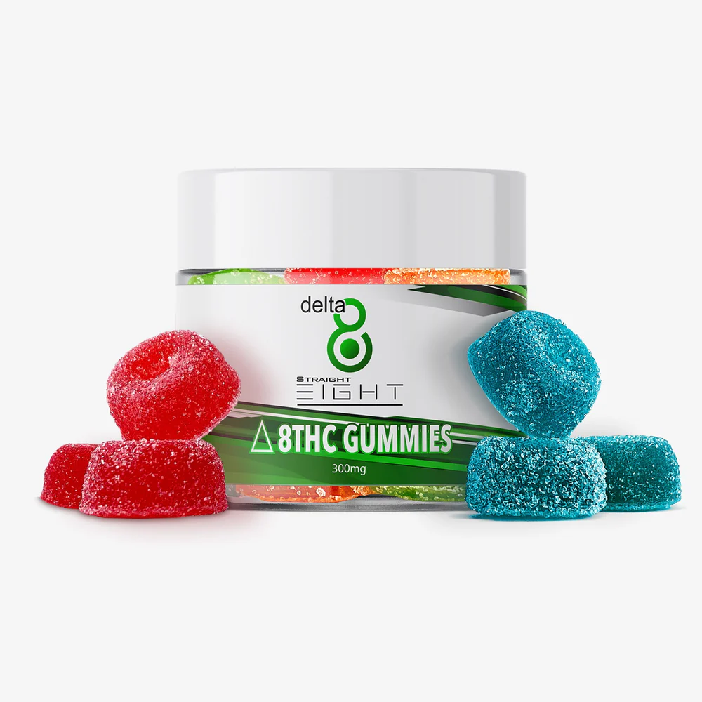 straight-8-delta-8-thc-assorted-gummies-10ct 30mg Gummies - 10ct Assorted