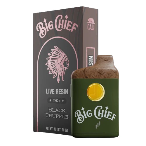 BigChiefTHCADisposableBlackTruffle